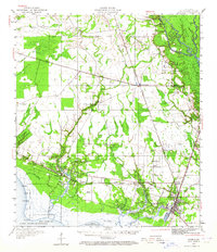 Download a high-resolution, GPS-compatible USGS topo map for Slidell, LA (1964 edition)