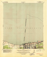 preview thumbnail of historical topo map of Jefferson County, LA in 1936