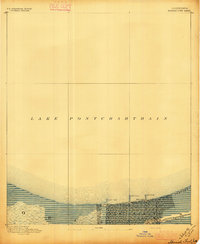 preview thumbnail of historical topo map of Jefferson County, LA in 1891