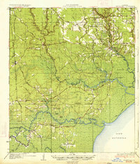 preview thumbnail of historical topo map of Springfield, LA in 1934