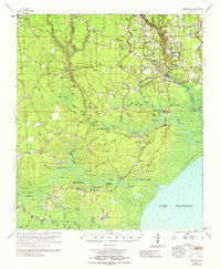 Download a high-resolution, GPS-compatible USGS topo map for Springfield, LA (1965 edition)