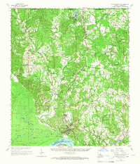preview thumbnail of historical topo map of St. Francisville, LA in 1965