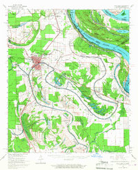 preview thumbnail of historical topo map of Madison County, LA in 1965