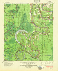 1941 Map of Avoyelles County, LA, 1946 Print