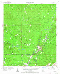 Download a high-resolution, GPS-compatible USGS topo map for Tullos, LA (1963 edition)