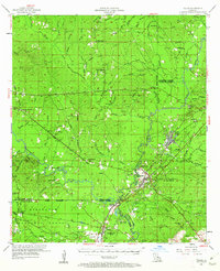 Download a high-resolution, GPS-compatible USGS topo map for Tullos, LA (1962 edition)
