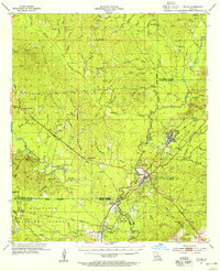 Download a high-resolution, GPS-compatible USGS topo map for Tullos, LA (1955 edition)