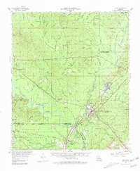Download a high-resolution, GPS-compatible USGS topo map for Tullos, LA (1981 edition)