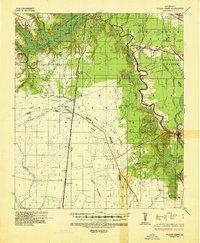 1935 Map of Evangeline County, LA