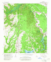 1949 Map of Pine Prairie, LA, 1965 Print