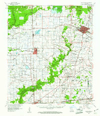 Download a high-resolution, GPS-compatible USGS topo map for Ville Platte, LA (1961 edition)