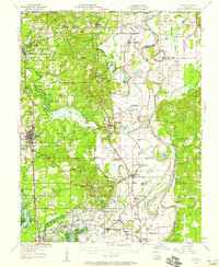 Download a high-resolution, GPS-compatible USGS topo map for Vivian, LA (1958 edition)