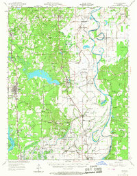 Download a high-resolution, GPS-compatible USGS topo map for Vivian, LA (1967 edition)