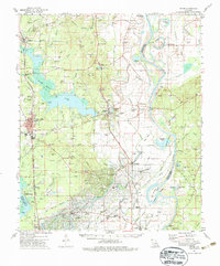 Download a high-resolution, GPS-compatible USGS topo map for Vivian, LA (1983 edition)
