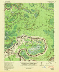 1941 Map of Avoyelles County, LA, 1943 Print