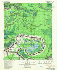 Download a high-resolution, GPS-compatible USGS topo map for Voorhies, LA (1954 edition)