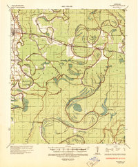 1935 Map of Waverly, 1938 Print