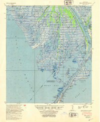 Download a high-resolution, GPS-compatible USGS topo map for West Delta, LA (1953 edition)