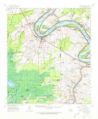 Download a high-resolution, GPS-compatible USGS topo map for White Castle, LA (1967 edition)