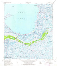 Download a high-resolution, GPS-compatible USGS topo map for Yscloskey, LA (1963 edition)