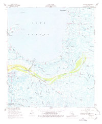 Download a high-resolution, GPS-compatible USGS topo map for Yscloskey, LA (1980 edition)