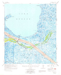preview thumbnail of historical topo map of St. Bernard County, LA in 1969