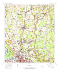 Download a high-resolution, GPS-compatible USGS topo map for Zachary, LA (1971 edition)