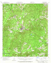 Download a high-resolution, GPS-compatible USGS topo map for Zwolle, LA (1966 edition)