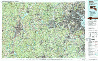 Download a high-resolution, GPS-compatible USGS topo map for Boston, MA (1989 edition)