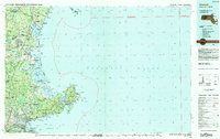 preview thumbnail of historical topo map of Gloucester, MA in 1984