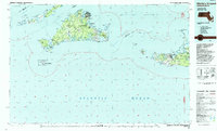 Download a high-resolution, GPS-compatible USGS topo map for Marthas Vineyard, MA (1986 edition)