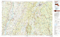 preview thumbnail of historical topo map of Pittsfield, MA in 1986