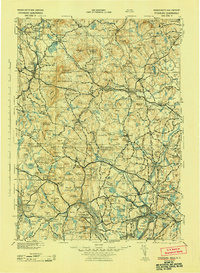 1943 Map of Klondike Corner, NH