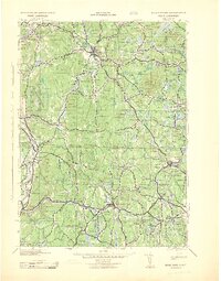 preview thumbnail of historical topo map of Keene, NH in 1942