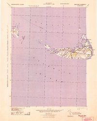 Download a high-resolution, GPS-compatible USGS topo map for Nantucket, MA (1943 edition)