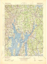 preview thumbnail of historical topo map of Providence, RI in 1943