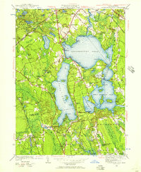preview thumbnail of historical topo map of Plymouth County, MA in 1948