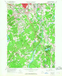 Download a high-resolution, GPS-compatible USGS topo map for Billerica, MA (1968 edition)