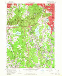 Download a high-resolution, GPS-compatible USGS topo map for Blue Hills, MA (1965 edition)