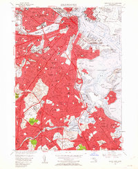 Download a high-resolution, GPS-compatible USGS topo map for Boston South, MA (1962 edition)
