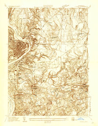 Download a high-resolution, GPS-compatible USGS topo map for Chicopee, MA (1933 edition)