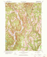 preview thumbnail of historical topo map of Franklin County, MA in 1961