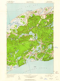 Download a high-resolution, GPS-compatible USGS topo map for Dennis, MA (1960 edition)