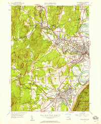 Download a high-resolution, GPS-compatible USGS topo map for Easthampton, MA (1958 edition)