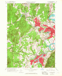 Download a high-resolution, GPS-compatible USGS topo map for Easthampton, MA (1967 edition)