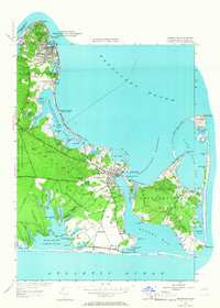 Download a high-resolution, GPS-compatible USGS topo map for Edgartown, MA (1966 edition)