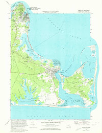 preview thumbnail of historical topo map of Dukes County, MA in 1972