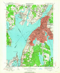 preview thumbnail of historical topo map of Fall River, MA in 1949