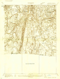 preview thumbnail of historical topo map of Hampden County, MA in 1933