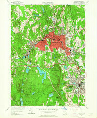 Download a high-resolution, GPS-compatible USGS topo map for Fitchburg, MA (1964 edition)